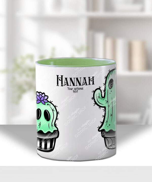 20390 spooky cacti ghosts personalised mug 2