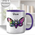 20402 skull moth gothic mug 1