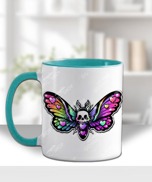20402 skull moth gothic mug 2