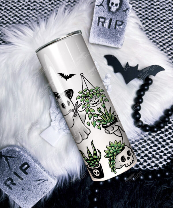 gardening ghosties gothic 20oz insulated tumbler