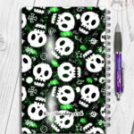 20426 skulls gothic notebook 2