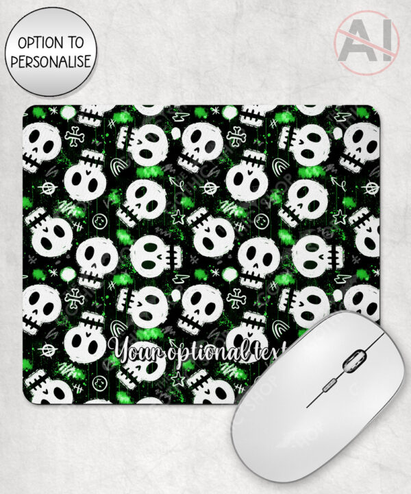 20427 skulls gothic mousemat