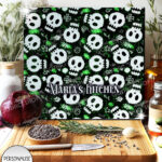 20428 skulls gothic chopping board 2