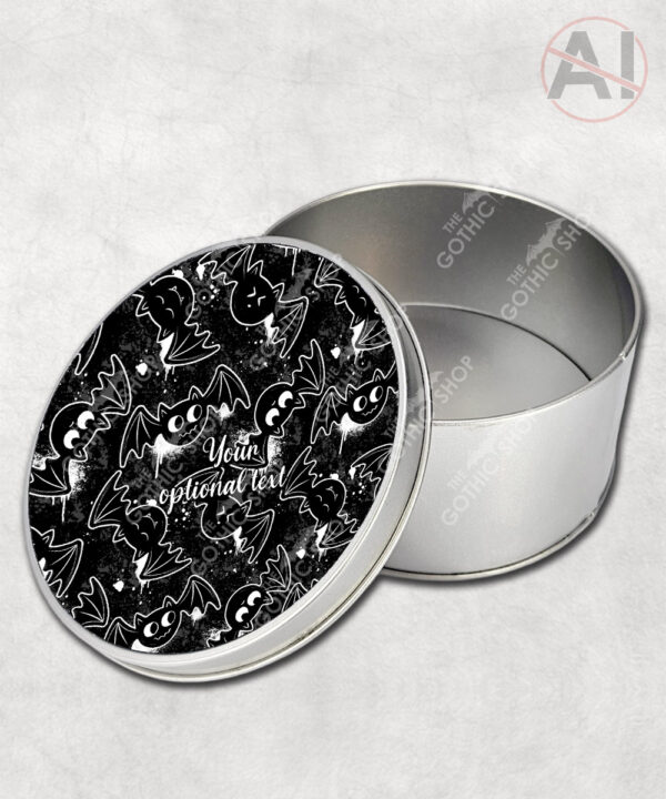 20433 inky bats grungy gothic storage tin 3