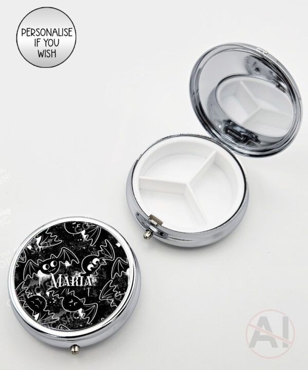 20435 inky bats grungy gothic pill box 1