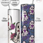 20439 ghostie hearts gothic spooky tumbler 1