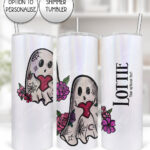 20439 ghostie hearts gothic spooky tumbler 2