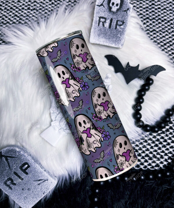 ghosts and hearts gothic 20oz insulated tumbler