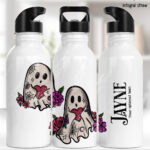 20440 ghostie hearts gothic spooky water bottle 1