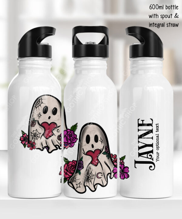 20440 ghostie hearts gothic spooky water bottle 1
