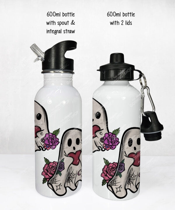 20440 ghostie hearts gothic spooky water bottle 3
