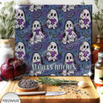 20441 ghostie hearts gothic spooky chopping board 1