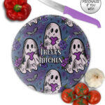 20441 ghostie hearts gothic spooky chopping board 2