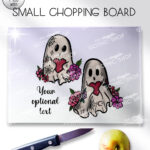 20441 ghostie hearts gothic spooky chopping board 3