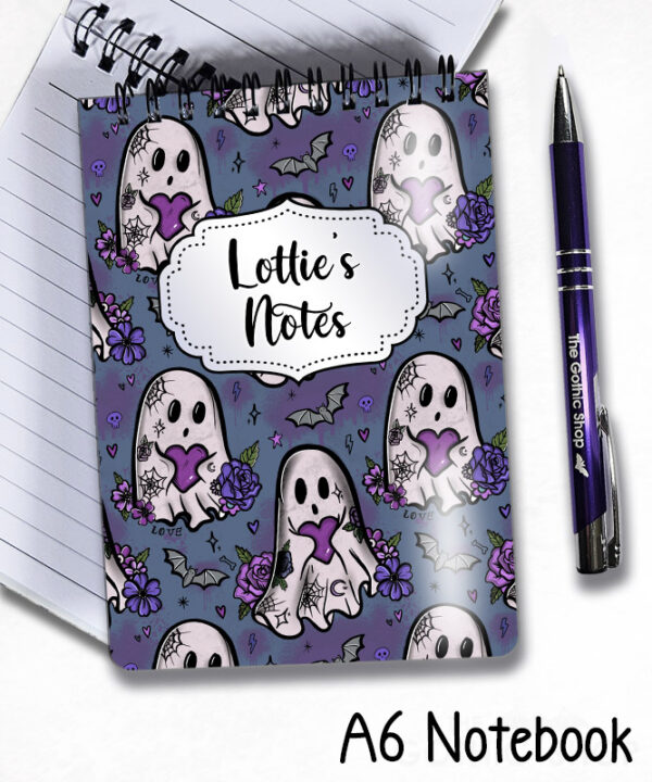 20443 ghostie hearts gothic spooky notebook 4
