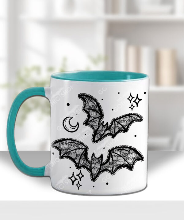 20450 black lace bats gothic mug 3