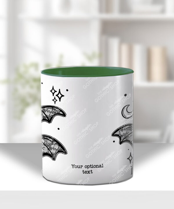 20450 black lace bats gothic mug 4