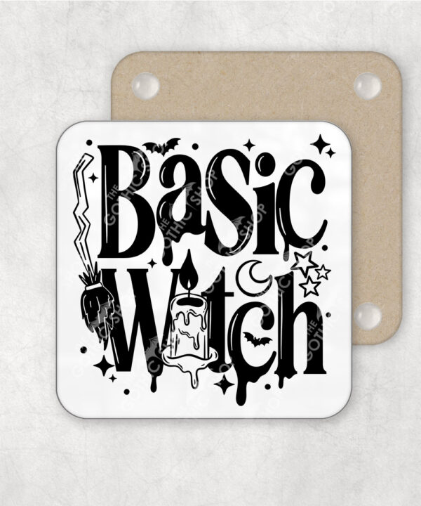 basic witch gothic mug and/or coaster optional to personalise