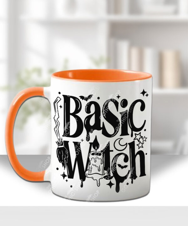 basic witch gothic mug and/or coaster optional to personalise