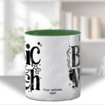 basic witch gothic mug and/or coaster optional to personalise