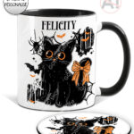20465 halloween black cat gothic mug 3