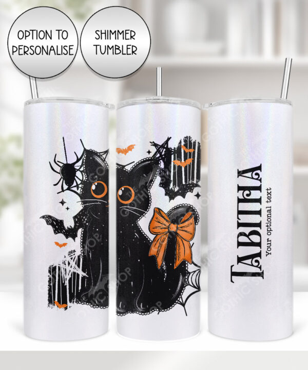 20466 halloween black cat gothic tumbler 2