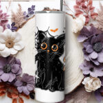 20466 halloween black cat gothic tumbler 3