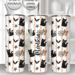 20466 halloween black cat gothic tumbler 4