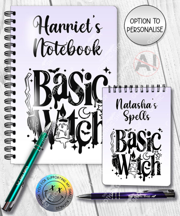 20483 basic witch gothic notebook 3