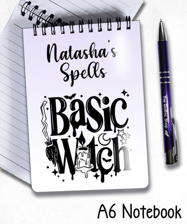 20483 basic witch gothic notebook 4