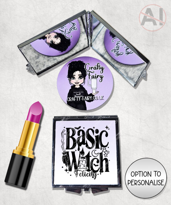 20486 basic witch gothic compact mirror 2