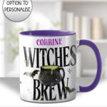 basic witch gothic mug and/or coaster optional to personalise (copy)
