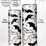 20491 all the bats gothic tumbler 3