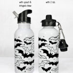 20492 all the bats gothic water bottle 3