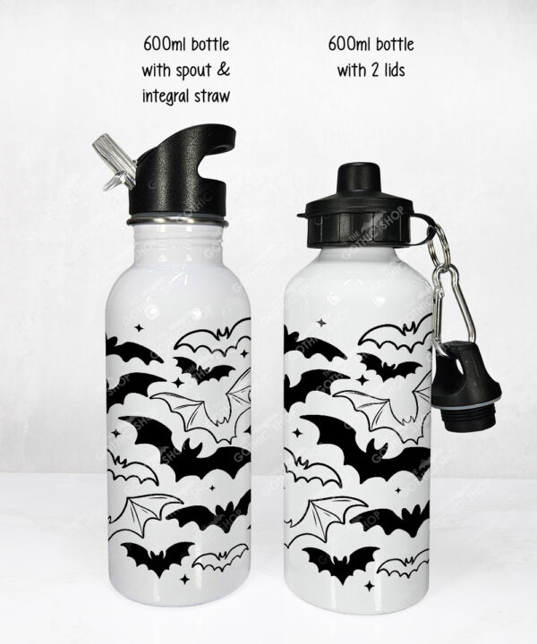20492 all the bats gothic water bottle 3