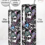 emo graffiti gothic straight tumbler option to personalise