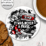 20496 emo never a phase personalised coaster