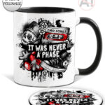 20496 emo never a phase personalised mug coaster