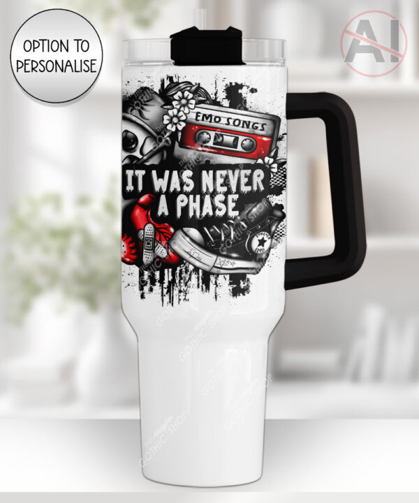 20499 emo never a phase personalised large tumbler 1