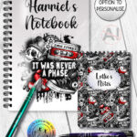 20502 emo never a phase personalised a5 notebook 4