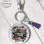 20507 emo never a phase personalised keyring