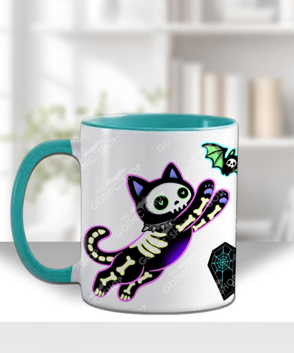 20509 skellie cats gothic halloween mug 3.4