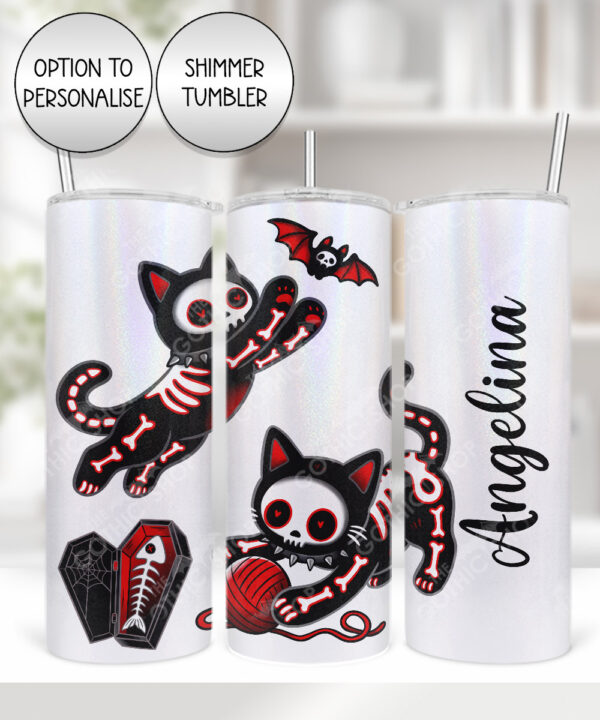 20510 skellie cats gothic halloween tumbler 2