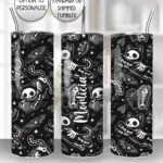 20510 skellie cats gothic halloween tumbler 5