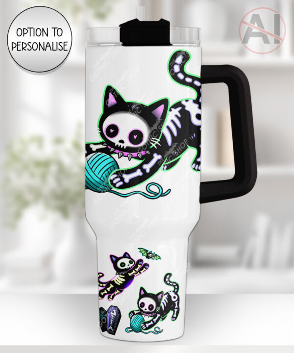 20512 skellie cats gothic halloween 40oz tumbler 1