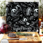 20514 skellie cats gothic halloween chopping board 2