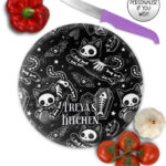 20514 skellie cats gothic halloween chopping board 5