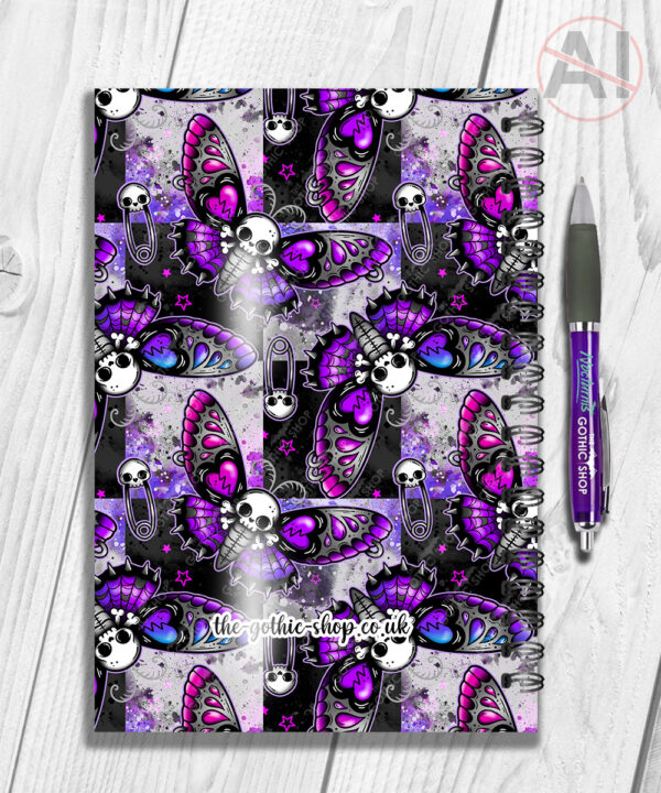 20528 death moth gothic notebook a5 3