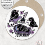20535 nevermore raven gothic coaster 1