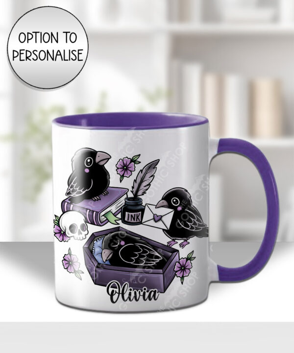 20535 nevermore raven gothic mug 1